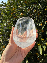 Load image into Gallery viewer, Clear Quartz Offering Bowl,Crystal Quartz Altar Bowl,Crystal Tray,B138
