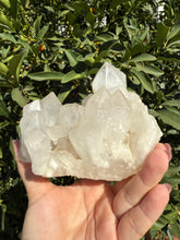 Load image into Gallery viewer, Large Raw Quartz Crystal Cluster with Intersecting Points
