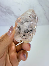 Load image into Gallery viewer, High Luster Enhydro Quartz w/ Moving Bubble &amp;/or Carbon/Black Inclusions,A501
