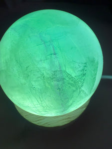 Green Fluorite Crystal Ball – Natural Healing Stone Sphere