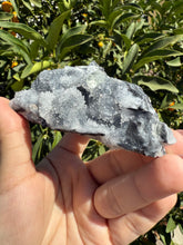 Load image into Gallery viewer, Bright clear Fluorite with Druzy Quartz on matrix, Fluorite on Sugar Crystal
