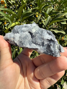 Bright clear Fluorite with Druzy Quartz on matrix, Fluorite on Sugar Crystal
