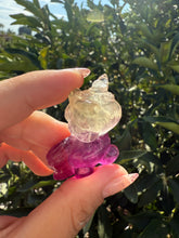 Load image into Gallery viewer, Natural Rainbow Candy Fluorite Unicorn, Fluorite Unicorn
