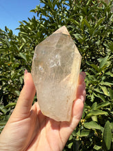 Load image into Gallery viewer, Large Natural Clear Quartz Crystal Point, Raw White Quartz Tower, A85
