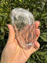 Load image into Gallery viewer, Small Clear Quartz Offering Bowl,Crystal Quartz Altar Bowl,Crystal Tray,B74
