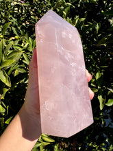 Load image into Gallery viewer, No perfect On Sale!Madagascar Large Rose Quartz Tower,Pink Crystal Point,1337g
