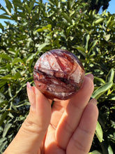 Load image into Gallery viewer, High Quality Fire Quartz Sphere,Premium Hematoid Quartz Crystal Ball,A102
