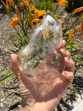 Load image into Gallery viewer, Natural Clear Quartz Gourd Flame Dish,Crystal Tray Decorative Altar Dish,B155

