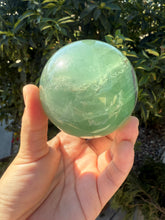 Load image into Gallery viewer, Large Natural Green Fluorite Sphere,6.7cm
