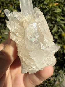 2pcs Natural Clear Quartz Crystal Clusters