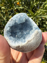 Load image into Gallery viewer, Celestite Geode Egg – Raw Celestine for Calming Energy,A58
