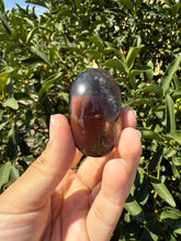 Load image into Gallery viewer, Natural Brazil Smoky Quartz Palm Stone / Meditation Palm Stones,A154
