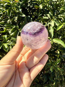 Phantom Amethyst Crystal Sphere