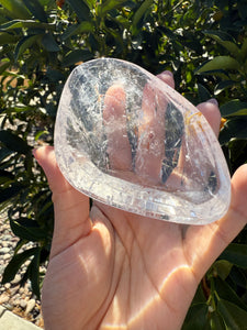 Small Clear Quartz Offering Bowl,Crystal Tray,B56