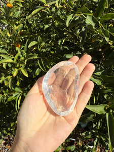 Mini Clear Quartz Offering Bowl,Crystal Quartz Altar Bowl,Crystal Tray,B101