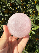 Load image into Gallery viewer, Big Sale! 5.9cm Rose Quartz Sphere
