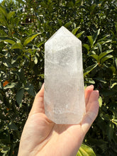 Load image into Gallery viewer, Clear Quartz Crystal Tower Point – High Clarity Polished Stone, A55
