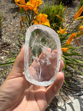 Load image into Gallery viewer, Small Clear Quartz Offering Bowl,Crystal Quartz Altar Bowl,Crystal Tray,B149
