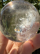 Load image into Gallery viewer, Rainbow Clear Quartz Crystal Sphere,Natural Healing Stone Ball,A116
