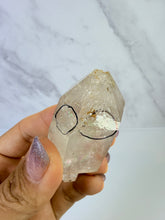 Load image into Gallery viewer, Natural Enhydro Quartz w/ Moving Bubble &amp;/or Carbon/Black Inclusions,A495
