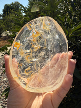 Load image into Gallery viewer, Clear Quartz Offering Bowl,Crystal Quartz Altar Bowl,Crystal Tray,B59
