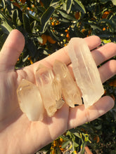 Load image into Gallery viewer, 4pcs natural Raw Clear Quartz Point-Clear Quartz Tower-Clear Quartz Cluster
