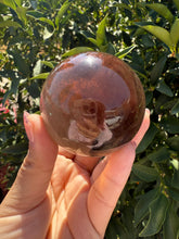 Load image into Gallery viewer, Natural Smoky Garden Quartz Sphere – Healing Crystal Ball for Meditation-A44
