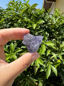 Mini Purple Cubic Fluorite Cluster,Mineral Specimen