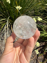 Load image into Gallery viewer, Natural Clear Quartz Crystal Sphere White Healing Stone Ball,A353
