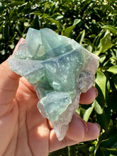 Load image into Gallery viewer, Green Cubic Fluorite fluorite cluster,fluorite Mineral Specimen A
