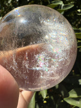 Load image into Gallery viewer, Rainbow Clear Quartz Crystal Sphere,Natural Healing Stone Ball,A116
