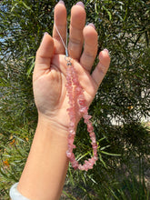 Load image into Gallery viewer, Strawberry Quartz Crystal Phone Strap,Healing Crystal Charm for Love Harmony

