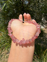 Load image into Gallery viewer, Strawberry Quartz Crystal Phone Strap,Healing Crystal Charm for Love Harmony
