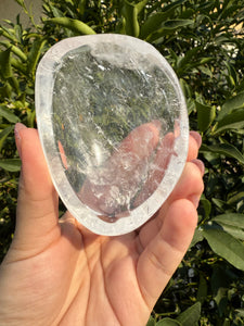 No perfect On Sale! Mini Clear Quartz Offering Bowl,Crystal Tray,B68