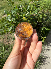 Load image into Gallery viewer, Garden Quartz Crystal Sphere,Natural Lodolite Included Healing Crystal Ball,A328

