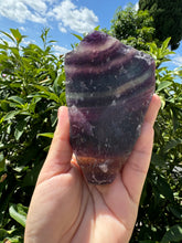 Load image into Gallery viewer, Raw Stone Rainbow Fluorite Specimen Mineral Crystal
