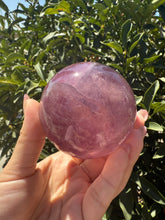 Load image into Gallery viewer, Rainbow Candy Fluorite Sphere, Stunning Rainbow Fluorite Ball,A114
