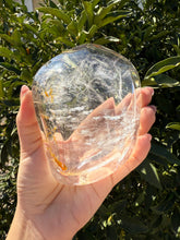 Load image into Gallery viewer, Clear Quartz Offering Bowl,Crystal Quartz Altar Bowl,Crystal Tray,B81

