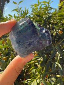 Raw Blue Fluorite Stone,98g