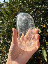 Load image into Gallery viewer, Clear Quartz Offering Bowl,Crystal Quartz Altar Bowl,Crystal Tray,B138
