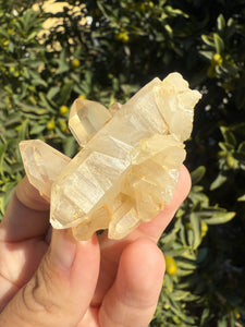 Natural Crystal Cluster with Unique Textures