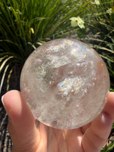 Load image into Gallery viewer, Natural Clear Quartz Crystal Sphere White Healing Stone Ball,A342
