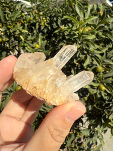 2pcs Natural Clear Quartz Crystal Clusters