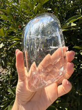 Load image into Gallery viewer, Clear Quartz Offering Bowl,Crystal Quartz Altar Bowl,Crystal Tray,B83
