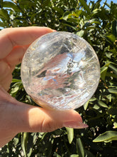Load image into Gallery viewer, Rainbow Clear Quartz Crystal Sphere,Natural Healing Stone Ball,A119
