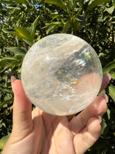 Load image into Gallery viewer, Rainbow Clear Quartz Crystal Sphere,Natural Healing Stone Ball,A121
