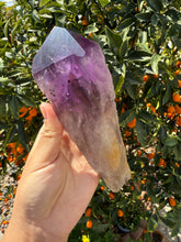 Load image into Gallery viewer, 6.8&quot;1.2LB Natural Amethyst Obelisk,Crystal wand point,Dragon tooth
