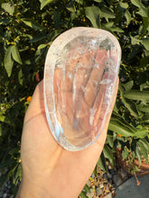 Load image into Gallery viewer, Small Clear Quartz Offering Bowl,Crystal Quartz Altar Bowl,Crystal Tray,B74
