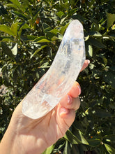 Load image into Gallery viewer, Clear Quartz Offering Bowl,Crystal Quartz Altar Bowl,Crystal Tray,B82
