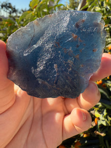 Raw Blue Fluorite Stone,153.2g